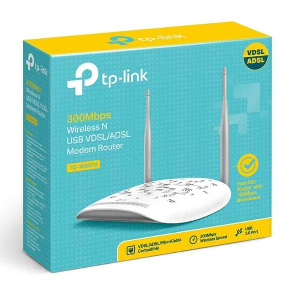 مودم روتر VDSL/ADSL بی‌سیم تی پی لینک مدل TD-W9970